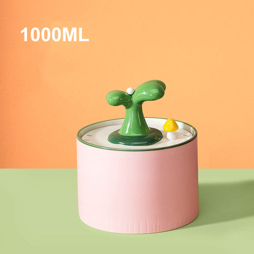 CERAMIC PLANT WATER FOUNTAIN