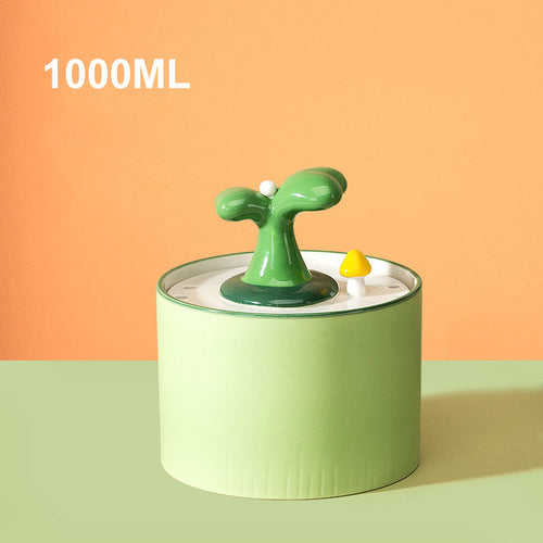 CERAMIC PLANT WATER FOUNTAIN