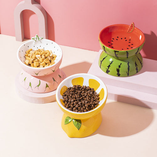 fruit pet bowls